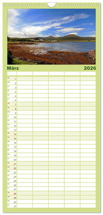 Schottland - magischen Orten auf der Spur (CALVENDO Familienplaner 2026)