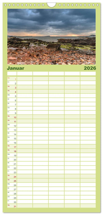 Schottland - Scotland - Alba (CALVENDO Familienplaner 2026)