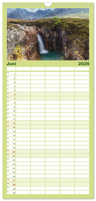 Schottland - Scotland - Alba (CALVENDO Familienplaner 2026)