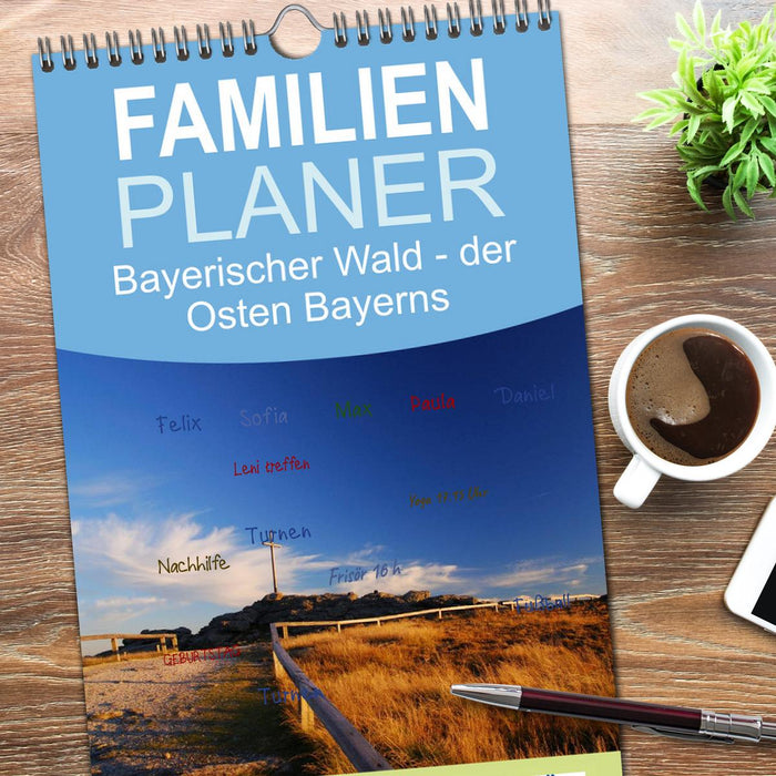 Bayerischer Wald - der Osten Bayerns (CALVENDO Familienplaner 2026)
