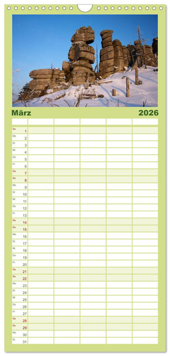 Bayerischer Wald - der Osten Bayerns (CALVENDO Familienplaner 2026)