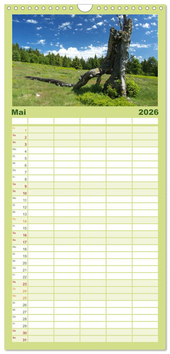 Bayerischer Wald - der Osten Bayerns (CALVENDO Familienplaner 2026)