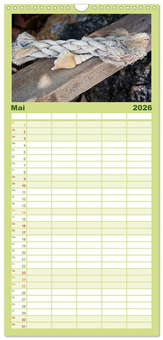 Strandgut und Meer (CALVENDO Familienplaner 2026)