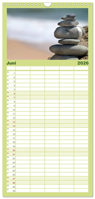 Strandgut und Meer (CALVENDO Familienplaner 2026)