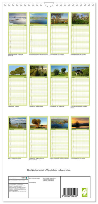 Der Niederrhein im Wandel der Jahreszeiten (CALVENDO Familienplaner 2026)
