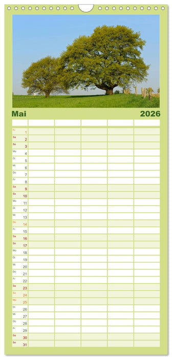 Der Niederrhein im Wandel der Jahreszeiten (CALVENDO Familienplaner 2026)