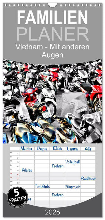 Vietnam - Mit anderen Augen (CALVENDO Familienplaner 2026)