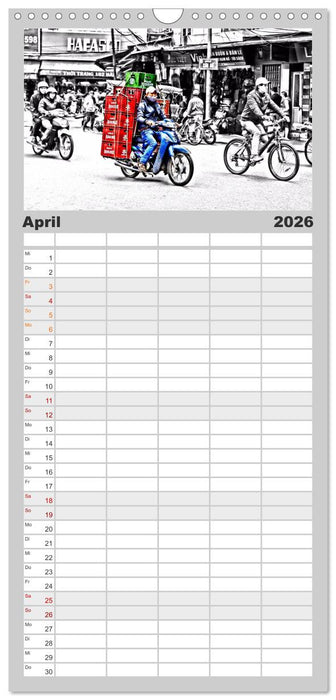 Vietnam - Mit anderen Augen (CALVENDO Familienplaner 2026)