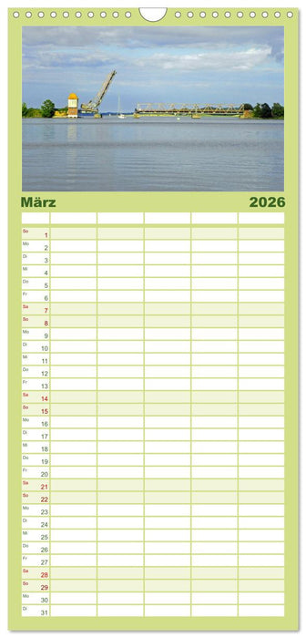 Schlei und Ostsee - Eine Region zum Verlieben (CALVENDO Familienplaner 2026)