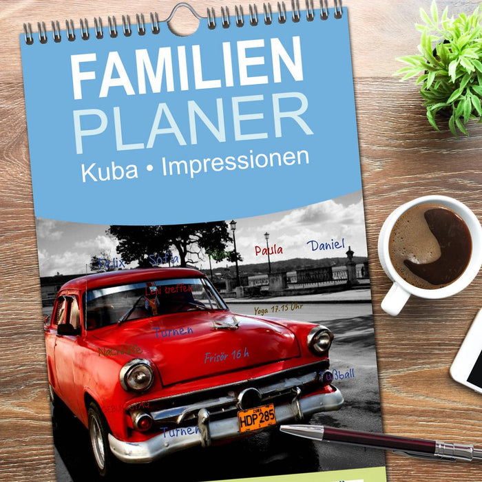 Kuba • Impressionen (CALVENDO Familienplaner 2026)