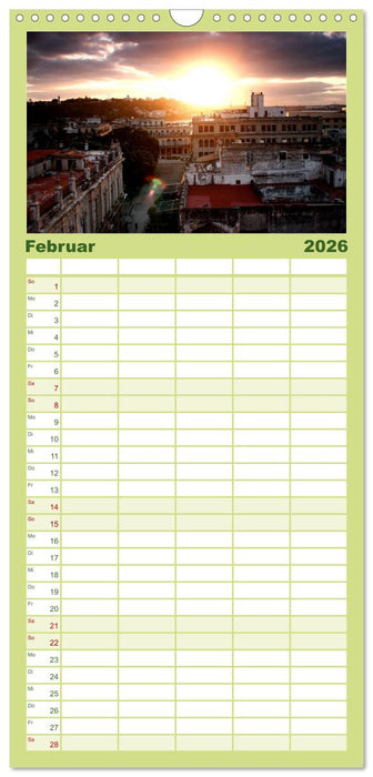 Kuba • Impressionen (CALVENDO Familienplaner 2026)