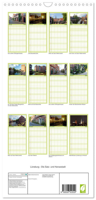 Lüneburg - Die Salz- und Hansestadt (CALVENDO Familienplaner 2026)