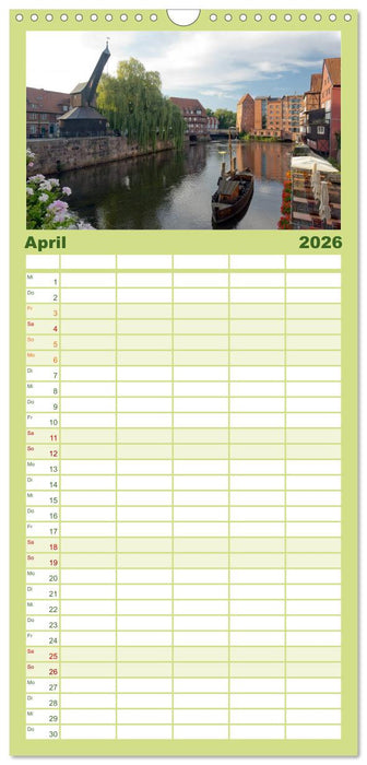 Lüneburg - Die Salz- und Hansestadt (CALVENDO Familienplaner 2026)