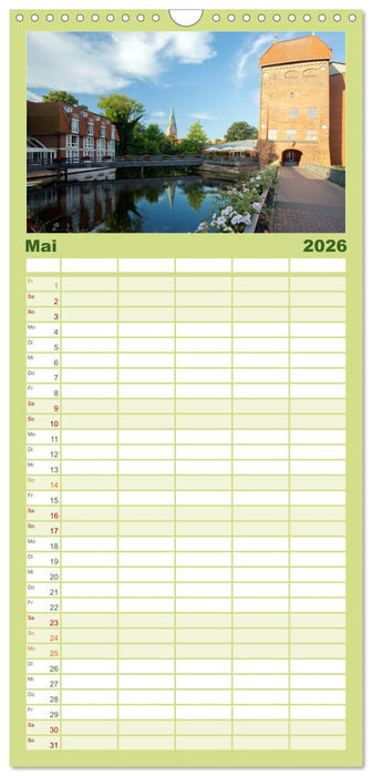 Lüneburg - Die Salz- und Hansestadt (CALVENDO Familienplaner 2026)