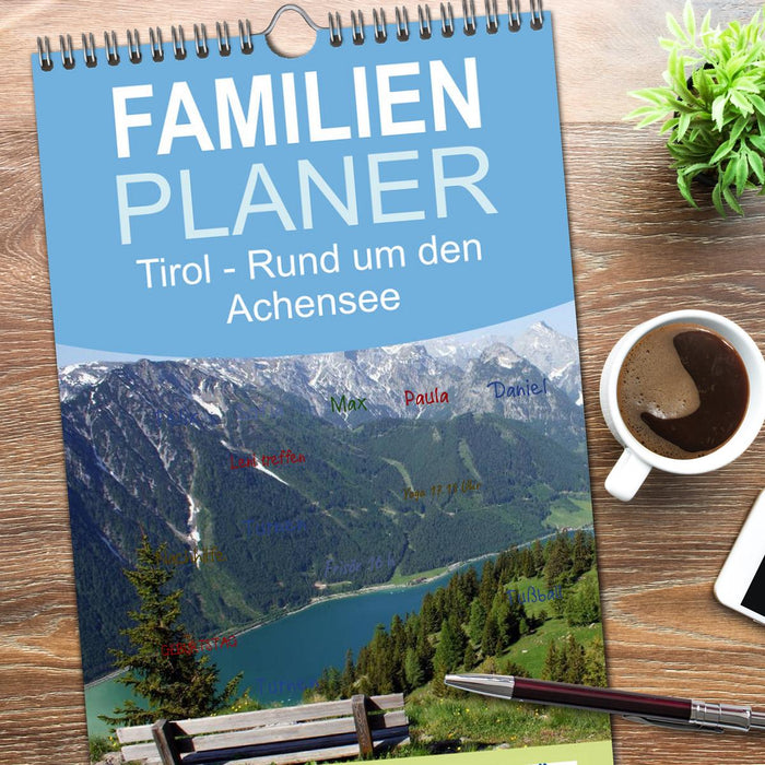 Tirol – Rund um den Achensee (CALVENDO Familienplaner 2026)