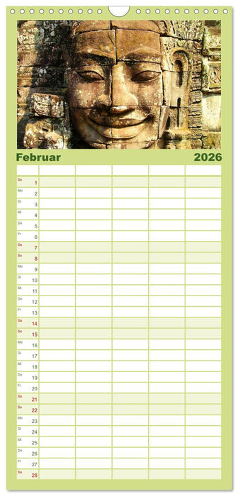 Kambodscha • Angkor Wat (CALVENDO Familienplaner 2026)