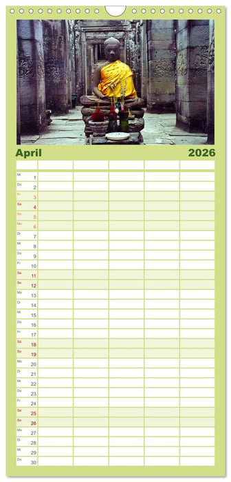 Kambodscha • Angkor Wat (CALVENDO Familienplaner 2026)