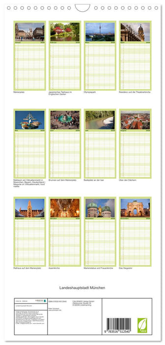 Landeshauptstadt München (CALVENDO Familienplaner 2026)