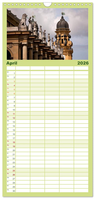 Landeshauptstadt München (CALVENDO Familienplaner 2026)
