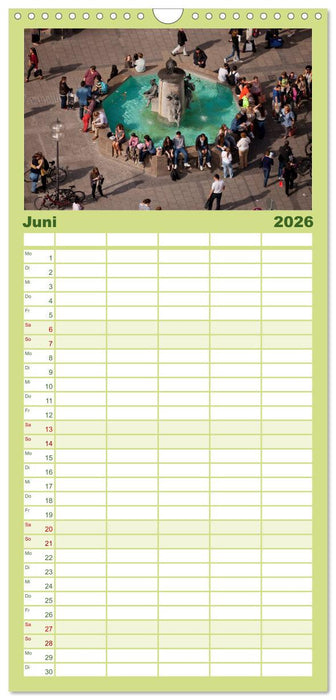 Landeshauptstadt München (CALVENDO Familienplaner 2026)