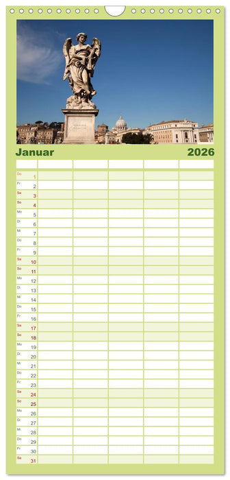 Traumhaftes Italien (CALVENDO Familienplaner 2026)