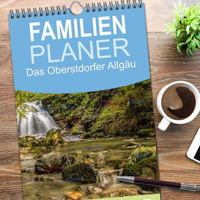 Das Oberstdorfer Allgäu (CALVENDO Familienplaner 2026)