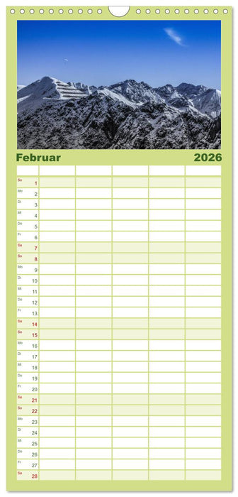 Das Oberstdorfer Allgäu (CALVENDO Familienplaner 2026)