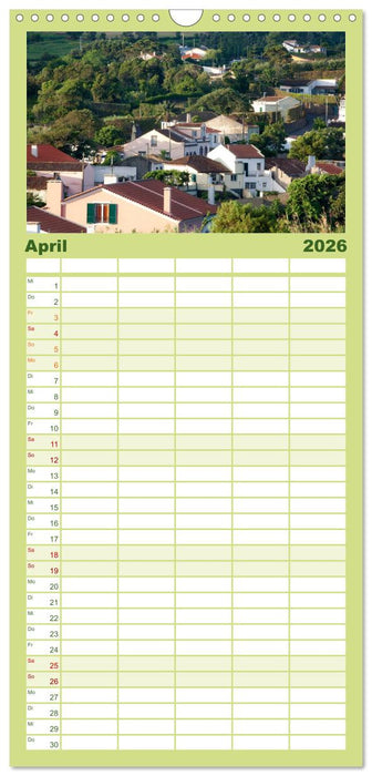 Azoren - São Miguel (CALVENDO Familienplaner 2026)