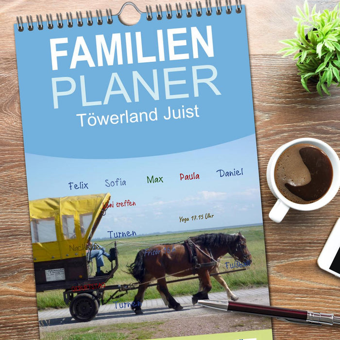 Töwerland Juist (CALVENDO Familienplaner 2026)