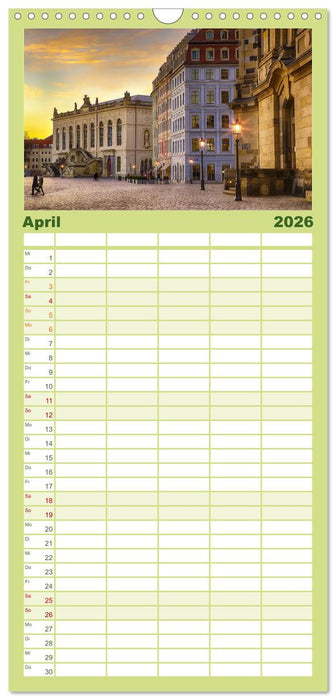 Wunderschönes Dresden (CALVENDO Familienplaner 2026)