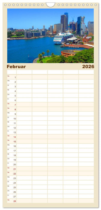 Australien • Impressionen (CALVENDO Familienplaner 2026)