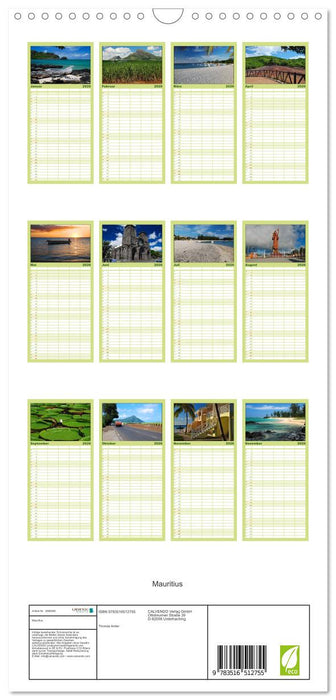 Mauritius (CALVENDO Familienplaner 2026)