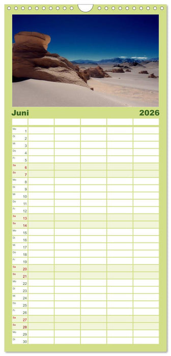 Perú. Impressionen (CALVENDO Familienplaner 2026)