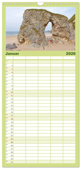 Traumhaftes Irland (CALVENDO Familienplaner 2026)