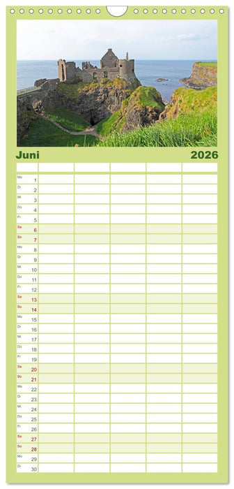 Traumhaftes Irland (CALVENDO Familienplaner 2026)