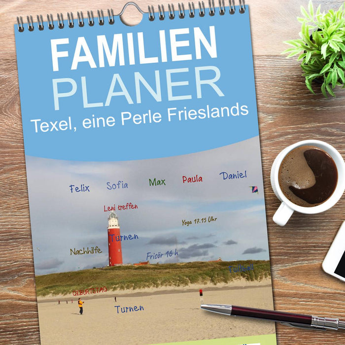Texel, eine Perle Frieslands (CALVENDO Familienplaner 2026)