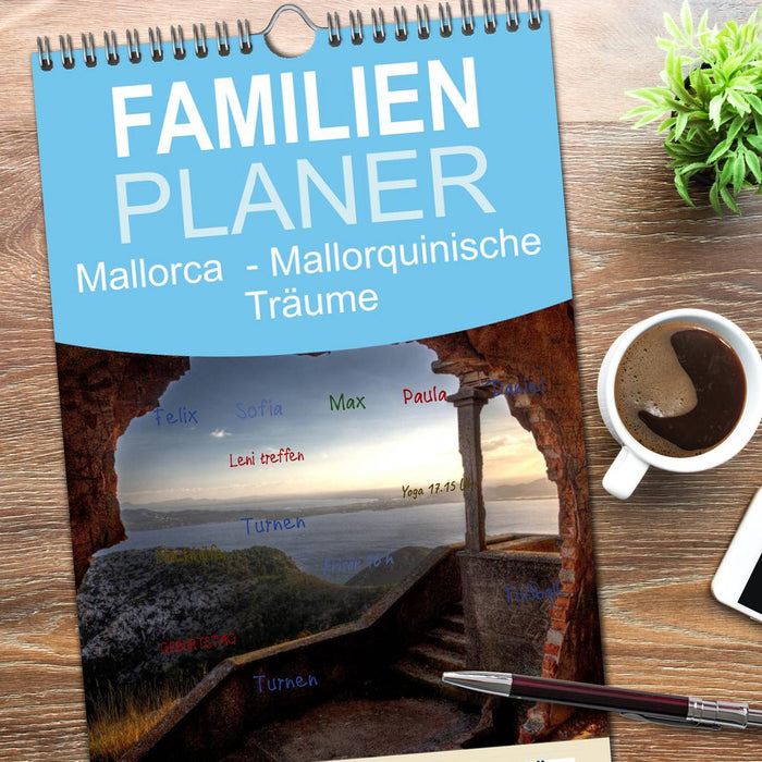 Mallorca - Mallorquinische Träume (CALVENDO Familienplaner 2026)