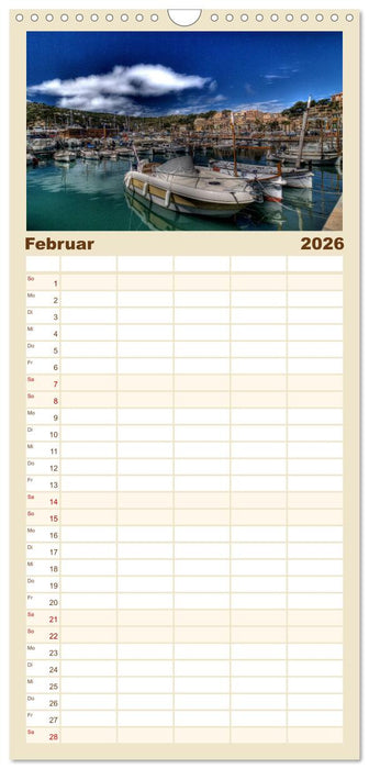 Mallorca - Mallorquinische Träume (CALVENDO Familienplaner 2026)