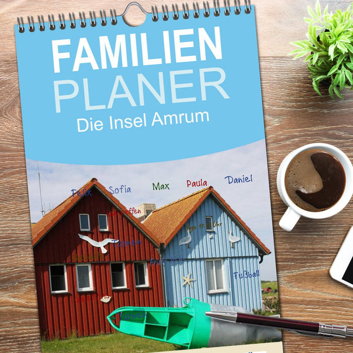 Die Insel Amrum (CALVENDO Familienplaner 2026)