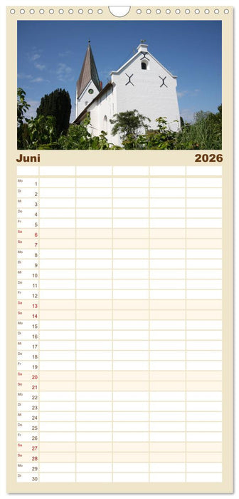 Die Insel Amrum (CALVENDO Familienplaner 2026)