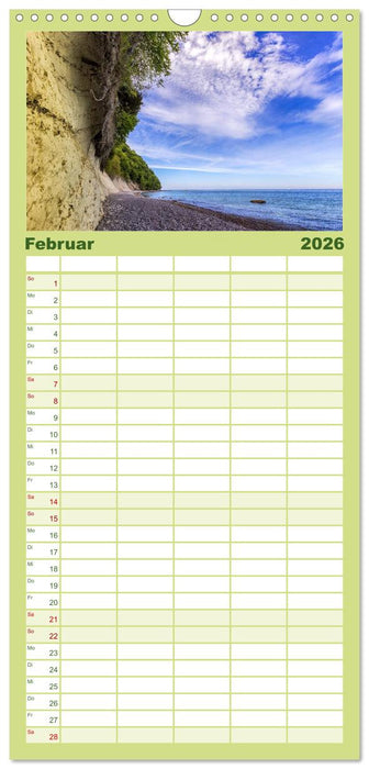 Ostsee Sehnsucht (CALVENDO Familienplaner 2026)