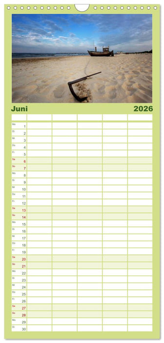 Ostsee Sehnsucht (CALVENDO Familienplaner 2026)