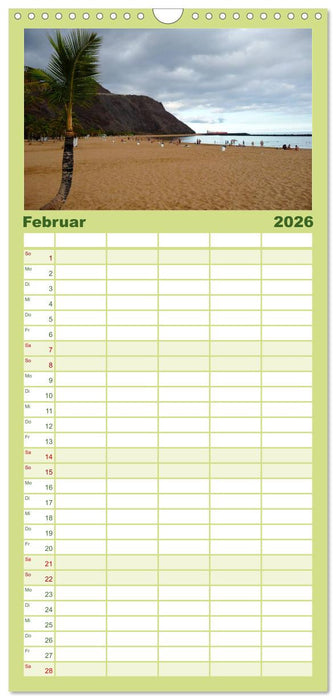 Teneriffa - Insel der Vielfältigkeit (CALVENDO Familienplaner 2026)