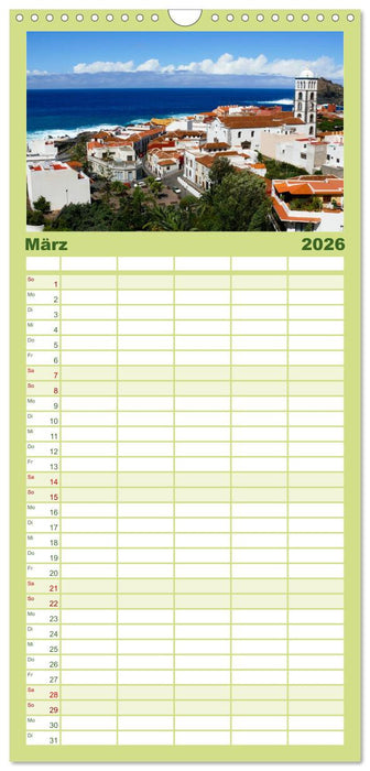 Teneriffa - Insel der Vielfältigkeit (CALVENDO Familienplaner 2026)