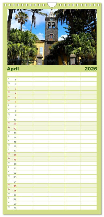 Teneriffa - Insel der Vielfältigkeit (CALVENDO Familienplaner 2026)