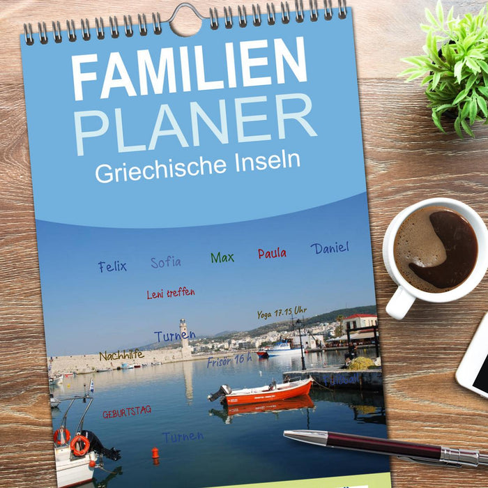 Griechische Inseln (CALVENDO Familienplaner 2026)