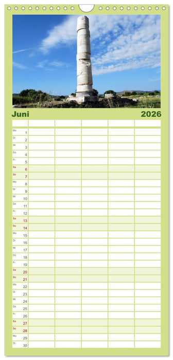 Griechische Inseln (CALVENDO Familienplaner 2026)