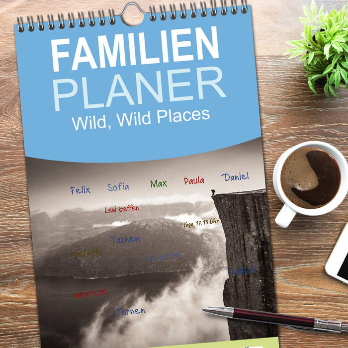 Wild, Wild Places (CALVENDO Familienplaner 2026)