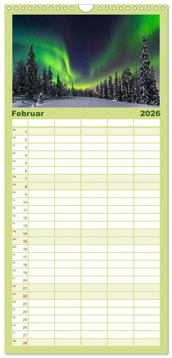 Wild, Wild Places (CALVENDO Familienplaner 2026)