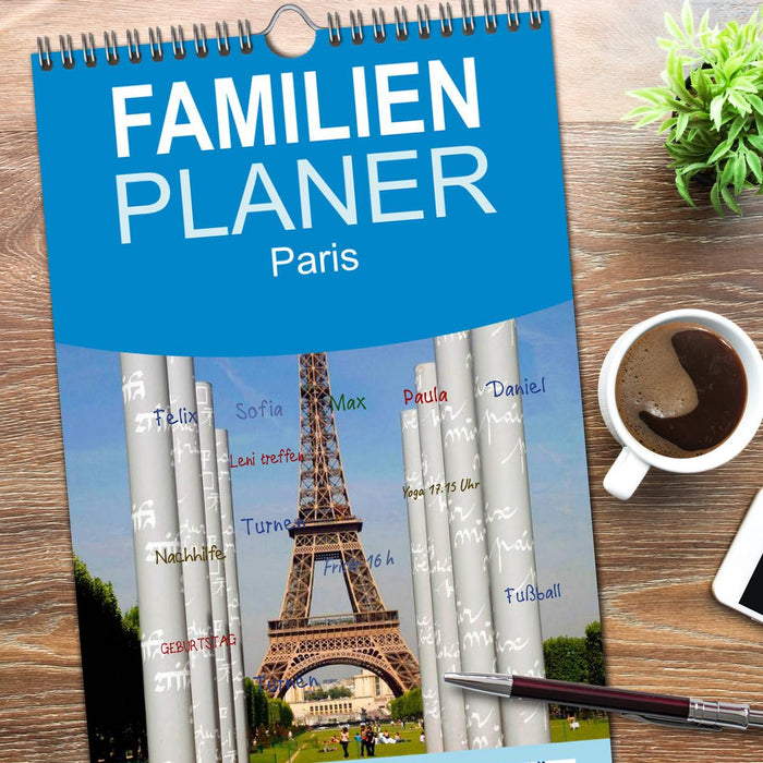 Paris (CALVENDO Familienplaner 2026)